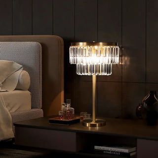 Andrey - Luxury Crystal Floor Lamp Timeless Elegance