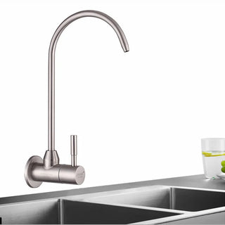 Cathrine - Nickel Bent Modern Cold Water Drinking Kitchen Tap