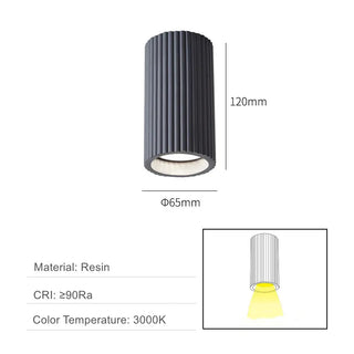 Koska - Modern Nordic Resin LED Ceiling Downlight Anti-Glare