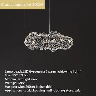 Ayla - Mesh Cloud Wire Ceiling Light