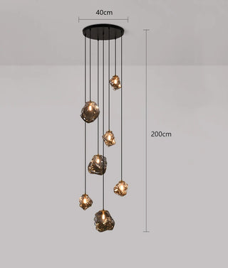 Jean - Round Crystal Pendant Chandelier