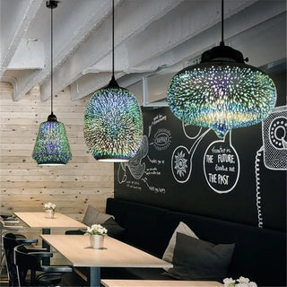 Sabro - Firework Glass Ball Hanging Pendant Ceiling Light