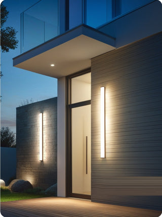 Leonidas - Modern Long Strip LED Outdoor Wall Light