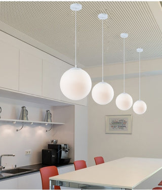 Colmar - Nordic Glass Dome Circular Pendant Hanging Ceiling Light