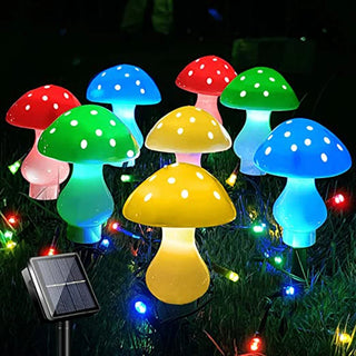 Rea - Solar Mushroom Multicolour Garden Light