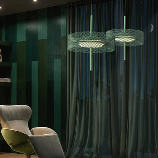 Longford - Nordic Colorful Mesh Round Hanging Ceiling Pendant Light