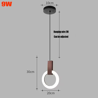 Gala - Modern LED Round Ring Hanging Ceiling Light