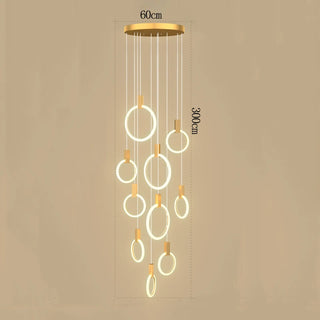 Lena - Crystal Pendant Ceiling Chandelier