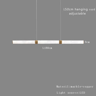 Crest - Modern Minimalist Marble Bar Wall Light Ceiling Light