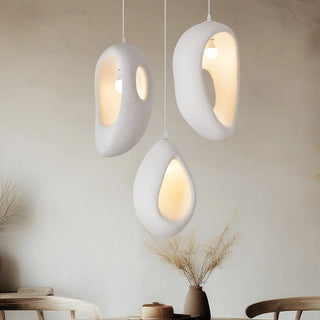 Caleta - Wabi-Sabi Japanese Rock Hanging Pendant Ceiling Light