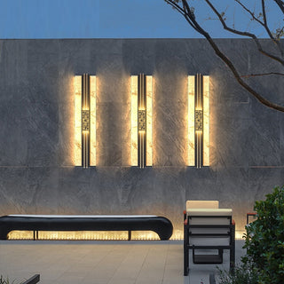 Jaspar - Marble Style Outdoor LED Wall Light Bar