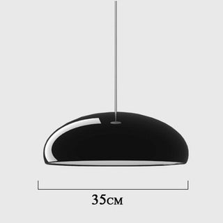 Laila - Disc Glossy Modern Single Head Pendant Light