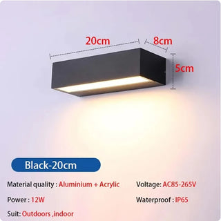 Heulwen - Modern Outdoor Wall Light Bar IP65