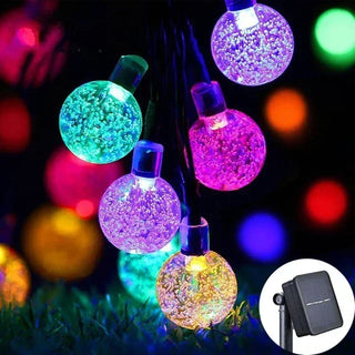 Damiano - Solar Crystal Ball LED String Light