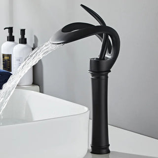 Jurek -  Creative Hollowed Out Design Waterfall Faucet Solid Brass Basin Mixer Taps
