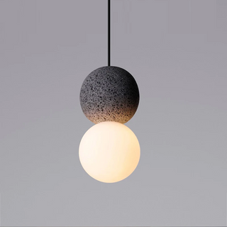 Kuala - LED Double Ball Black Hanging Ceiling Pendant Light