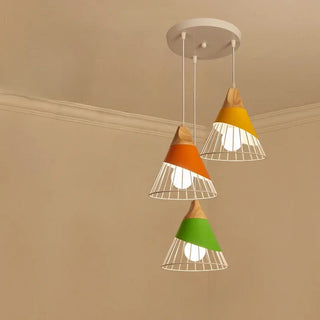 Clairmont - Nordic Hanging Wood Hanging Pendant Ceiling Light