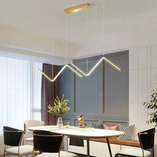 Alma - Angled LED Hanging Smart Ceiling Light Chandelier