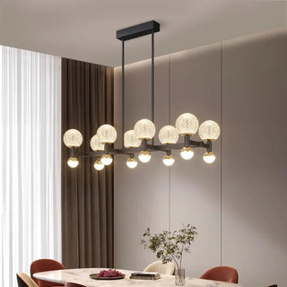 Gopi - Modern Glass Ball Multi Head Ceiling Chandelier