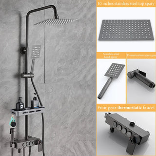 Furkan - Stainless Steel Bathroom Household Constant Temperature Shower Shower