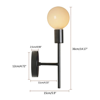 Kennedy - Modern Battery Powered LED Wall Light