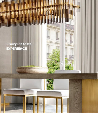 Bronzelle - Vintage Bronze Chandelier Glass Hanging Lamp for Home & Bar Decor