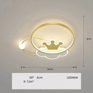 Reya - Children's Room Crown Bedroom LED Ceiling Light