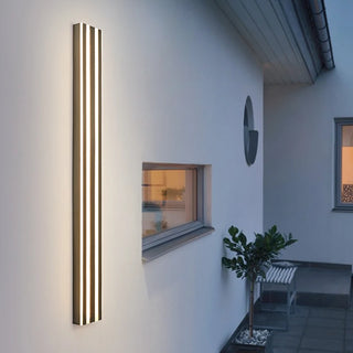 Yestine - Stripe Gold Modern LED Outdoor Wall light Bar