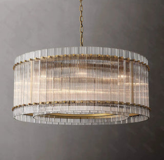 Narobi - Luxury Statement 2 Layer Crystal Glass Hanging Chandelier