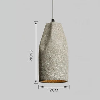 Koster - Nostalgic Textured Cement Pendant  Industrial Style LED Hanging Light