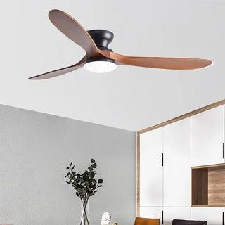 Belisario - 42/52Inch 3 Blade Brown Ceiling Fan with LED Light