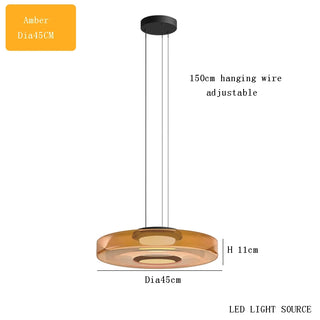 Halley - Modern Levels Series Island Glass Pendant Light