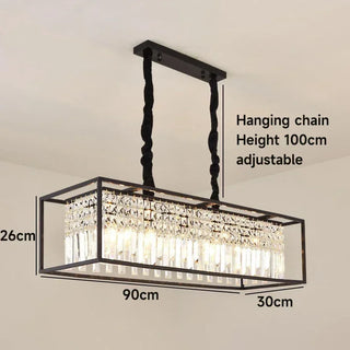 Camelia - Modern Crystal Caged Ceiling Chandelier