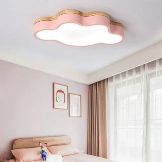 Maracay - Modern Wooden Cloud Flush Mount Ceiling Light