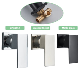 Galan - Modern Wall Mounted Waterfall Bathroom Hot/Cold Mixer Tap