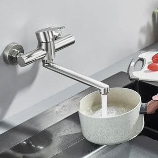 Nikole - Stainless Steel Wall Mounted Dual Hole Mixer Tap
