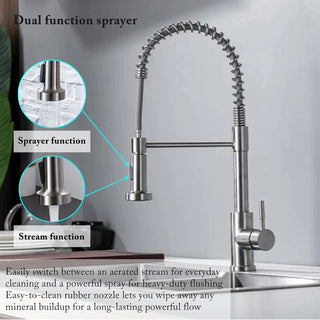 Katheryn - Deck Mounted 360 Degree Rotation Stream Sprayer Nozzle Mixer Tap
