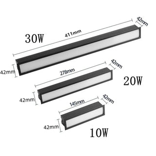 Quay - LED Dimmable Downlight Bar Style Strip Ceiling Light