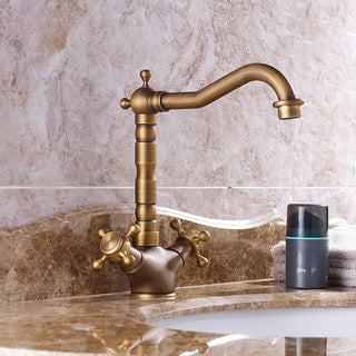 Corrina - 360 Degree Antique Faucet Bronze Kitchen Tap