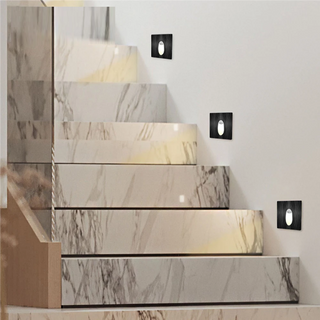 Darcey - Recessed Modern Aluminum Stair Wall Light