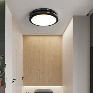 Caracas - Modern Retro Circular Double Ring Flush Mount Ceiling Light