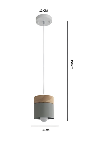 Maribo - Nordic Wood Round Pendant Hanging Ceiling Light