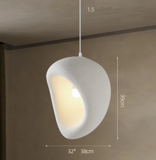 Freddy - Wabi-Sabi Rock Hanging Pendant Ceiling Light