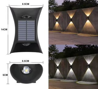 Kenrik - IP65 Solar Powered Up/Down LED Outdoor Wall Light