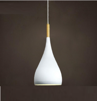 Simon - Modern Teardrop Wood Hanging Nordic Ceiling Pendant Light