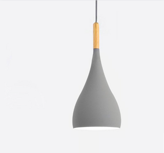 Simon - Modern Teardrop Wood Hanging Nordic Ceiling Pendant Light