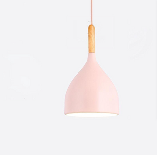 Simon - Modern Teardrop Wood Hanging Nordic Ceiling Pendant Light