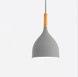 Simon - Modern Teardrop Wood Hanging Nordic Ceiling Pendant Light