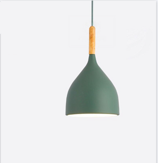 Simon - Modern Teardrop Wood Hanging Nordic Ceiling Pendant Light