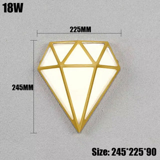 Wallach - Diamond Outdoor Waterproof Wall Light